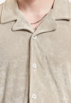 Hemden & Poloshirts*ONLY & SONS Deniz Terry Hemden mit silbernem Futter