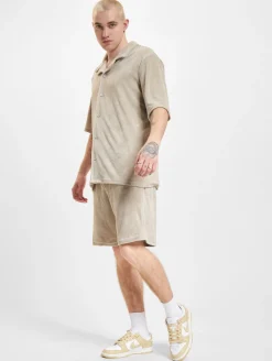 Hemden & Poloshirts*ONLY & SONS Deniz Terry Hemden mit silbernem Futter