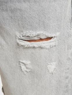 Shorts & Bermudas*ONLY & SONS Edge Dest 9639 Destroyed Denim Shorts hellgrauer Denim