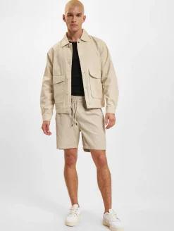 Jacken & Mäntel*ONLY & SONS Eliot Linen 0007 Übergangsjacken Silberfutter