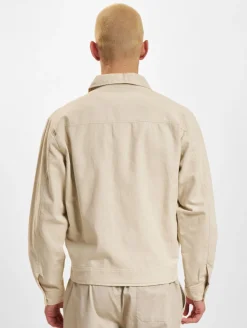 Jacken & Mäntel*ONLY & SONS Eliot Linen 0007 Übergangsjacken Silberfutter