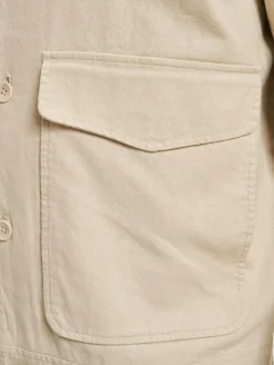 Jacken & Mäntel*ONLY & SONS Eliot Linen 0007 Übergangsjacken Silberfutter