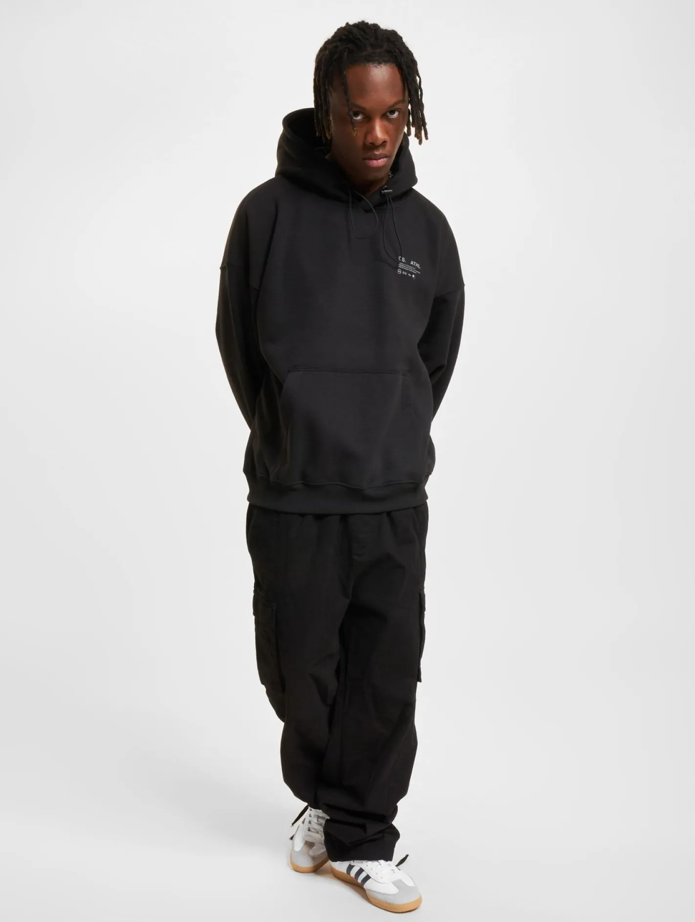 Pullover & Sweater*ONLY & SONS Engel Vtg Hoodies schwarz