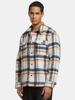 Jacken & Mäntel*ONLY & SONS Gio Lf Check Padded Winterjacken vanilla ice check