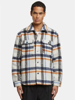 Jacken & Mäntel*ONLY & SONS Gio Lf Check Padded Winterjacken vanilla ice check