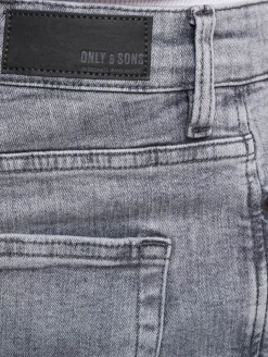 Jeans & Hosen*ONLY & SONS Loom 3227 Slim Fit Jeans in Hellgrau