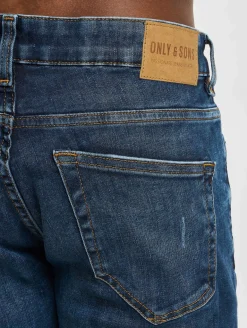 Jeans & Hosen*ONLY & SONS Loom Slim Fit-Jeans in Dunkelblau