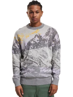 Pullover & Sweater*ONLY & SONS Maxin 12 Relaxed Crew Knit Sweatshirt Mittelgrau Melange