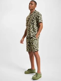 Shorts & Bermudas*ONLY & SONS Noy Abstract Shorts in staubigem Olivgrün