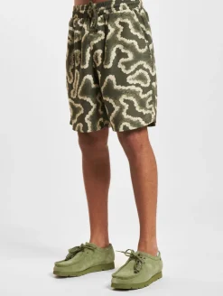 Shorts & Bermudas*ONLY & SONS Noy Abstract Shorts in staubigem Olivgrün