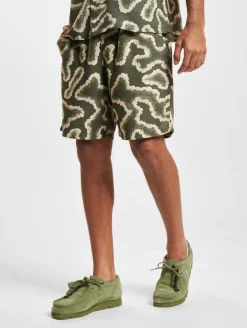 Shorts & Bermudas*ONLY & SONS Noy Abstract Shorts in staubigem Olivgrün