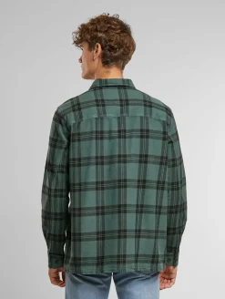 Hemden & Poloshirts*ONLY & SONS Oliver Twill Overdye Hemden darkest spruce black