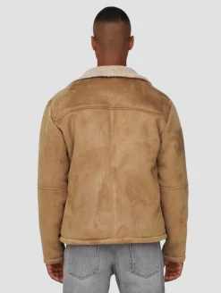 Jacken & Mäntel*ONLY & SONS Royce Shearling Winterjacken toasted coconut