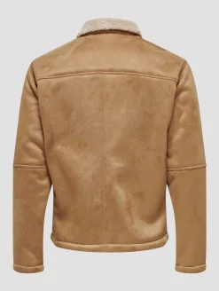 Jacken & Mäntel*ONLY & SONS Royce Shearling Winterjacken toasted coconut