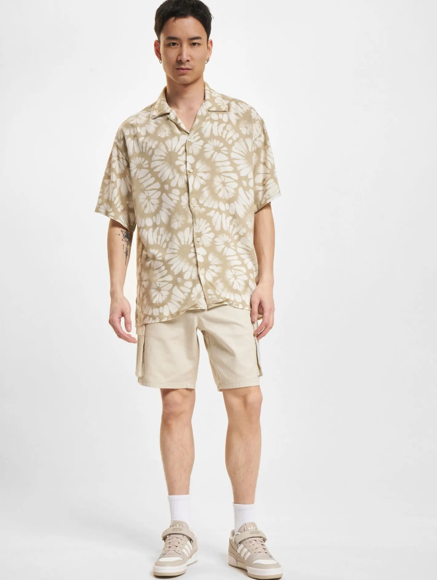 Shorts & Bermudas*ONLY & SONS Sinus Cargo 0007 Cot Lin Übergangsjacken Silver Lining