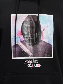 Pullover & Sweater*ONLY & SONS Squidgame Kapuzenpullover in Schwarz