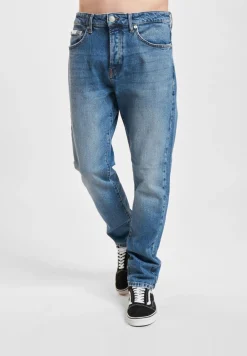 Jeans & Hosen*ONLY & SONS Yoke MB 9360 Dot Tapered Fit Jeans mittelblauer Denim