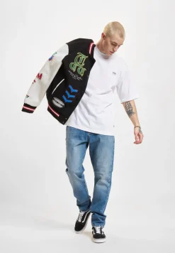 Jeans & Hosen*ONLY & SONS Yoke MB 9360 Dot Tapered Fit Jeans mittelblauer Denim