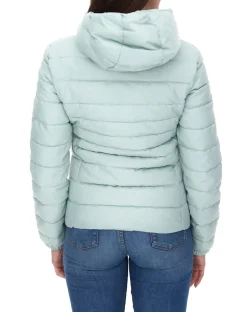 Mäntel & Jacken*ONLY Damen Stepp-Jacke Übergangs-Jacke mit Stehkragen oder Kapuze Basic-Jacke oder Hellblau Schwarz