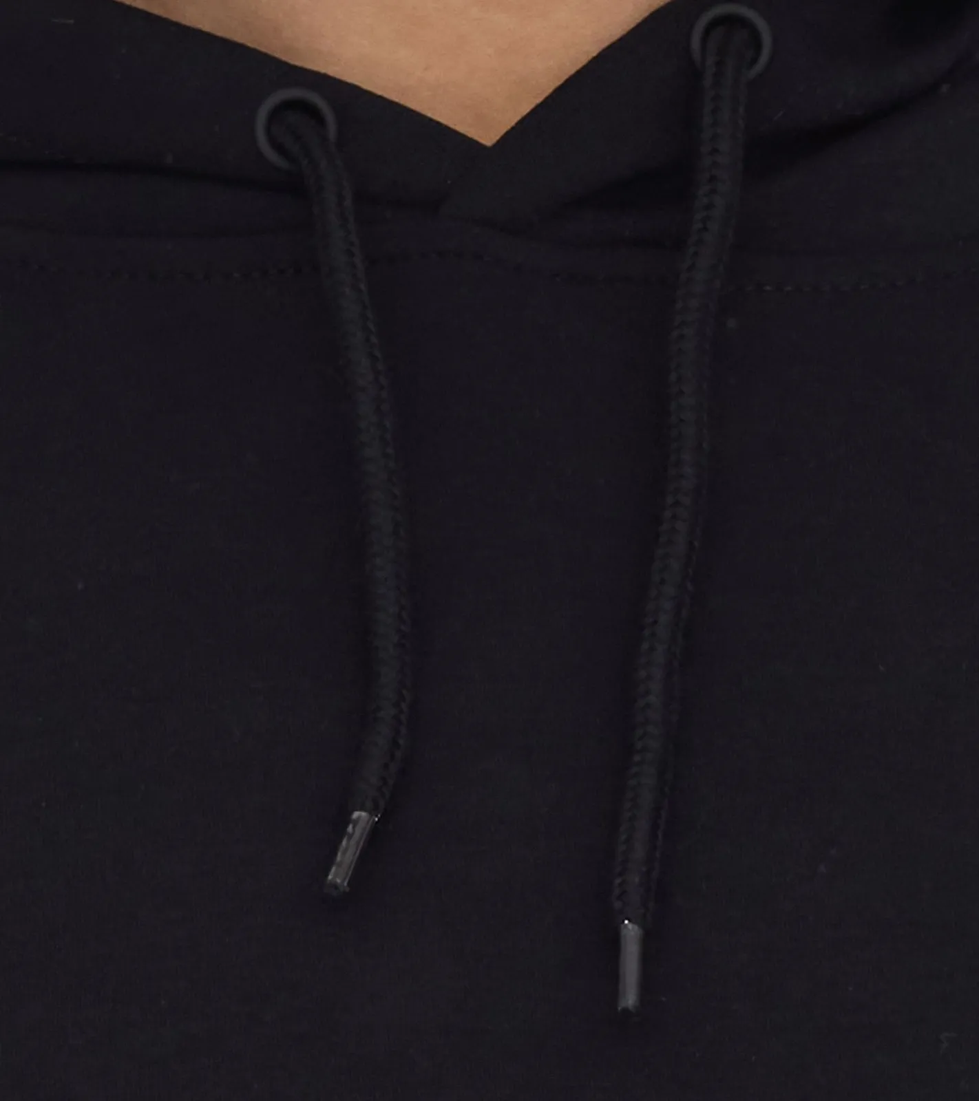 Sweater & Pullover*ONLY Play Damen Crop-Hoodie Kapuzen-Pullover kurzer Sweat-Shirt Basic-Pullover 15245850 Schwarz