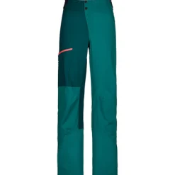 Camping & Outdoor|Hosen & Jeans*ORTOVOX Damen Hardshellhosen Regenhosen Ortler Hose Long Grün