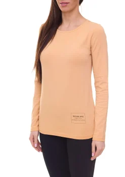 Tops & T-Shirts*OTTO products Langarm-Shirt nachhaltiges Damen Baumwoll-Shirt 25824245 Apricot