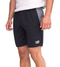Sportunterbekleidung|Shorts & Bermudas*Outfitter OCEAN FABRICS Fitness-Shorts für Herren nachhaltige Sport-Hose Tahi Training OUT-M-1025-OTW Schwarz/Grau