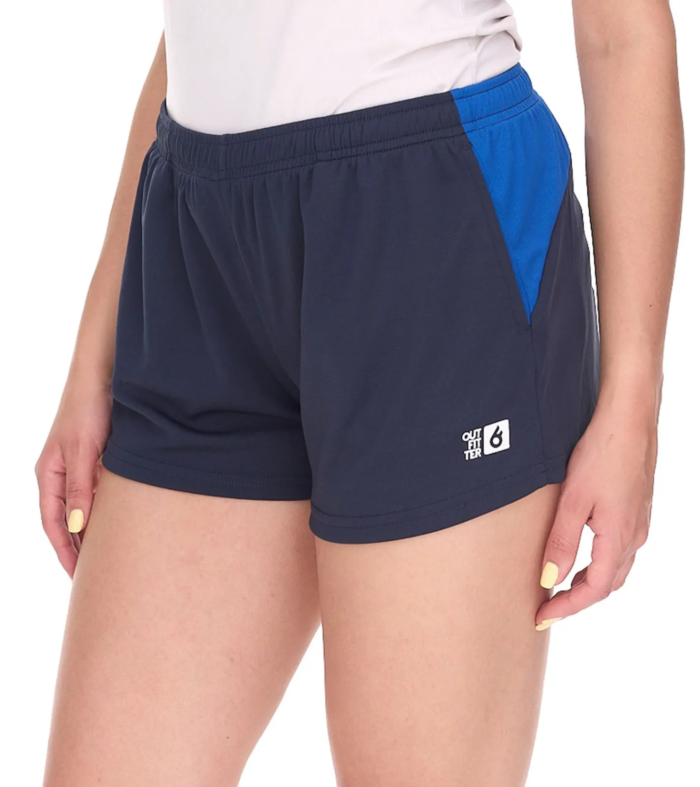 Sportunterbekleidung|Shorts & Bermudas*Outfitter OCEAN FABRICS Fitness-Shorts für Damen nachhaltige Sport-Hose Tahi Training OUT-W-1025-OTW Navy/Blau