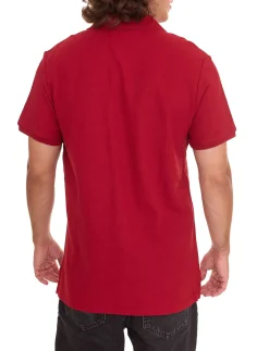 Hemden & Poloshirts*Outfitter OCEAN FABRICS Herren Polo-Hemd angenehmes Sommer-Shirt 1049-OTW-36 Rot