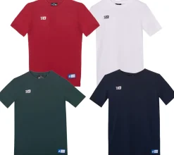 T-Shirts & Tank Tops*Outfitter OCEAN FABRICS TAHI Kinder T-Shirt nachhaltiges Mädchen und Jungen Präsentations-Shirt Sommer-Shirt Sport OUT-K-1020 Rot, Dunkelgrün, Dunkelblau oder Weiß