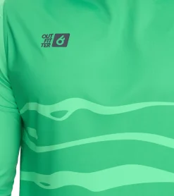 Sportoberbekleidung|Ballsport*Outfitter OCEAN FABRICS Tahi Herren Torwart-Trikot Feuchtigkeitsregulierend und Schnelltrocknend Langarm-Shirt Fußball Longsleeve OUT-M-1033-OTW-25 Grün