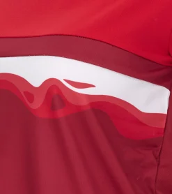 Sportoberbekleidung|Tops & T-Shirts*Outfitter OCEAN FABRICS TAHI Damen nachhaltiges Training-Shirt mit Mesh-Einsätzen Fitness-Shirt Kurzarm-Shirt OUT-W-1021-OTW-34 Rot