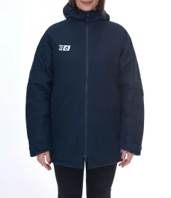 Mäntel & Jacken*Outfitter OCEAN FABRICS TAHI Damen nachhaltige Winter-Jacke mit verstellbarer Kapuze Herbst-Jacke OUT-W-1035-OTW in oder Schwarz Dunkelblau