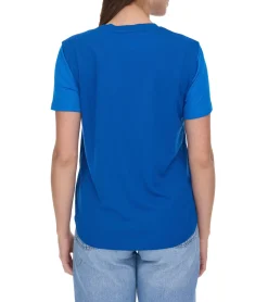 Sportoberbekleidung|Tops & T-Shirts*Outfitter OCEAN FABRICS TAHI Damen nachhaltiges Training-Shirt mit Mesh-Einsätzen Fitness-Shirt Kurzarm-Shirt OUT-W-1021-OTW-41 Blau