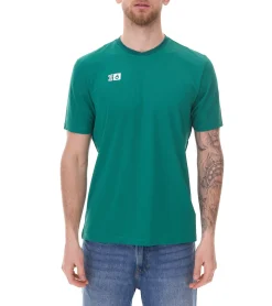 T-Shirts & Tank Tops|Sportoberbekleidung*Outfitter OCEAN FABRICS TAHI Match Trikot Herren nachhaltiges Training-Shirt mit Mesh-Einsätzen Fitness-Shirt Kurzarm-Shirt OUT-M-1046-OTW-23 Grün