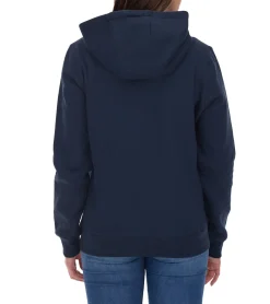 Sweater & Pullover*Outfitter Ocean Fabrics Thai Damen Hoodie nachhaltiger Kapuzen-Pullover im Basic-Style OUT-W-1003-OTW-42 Navy