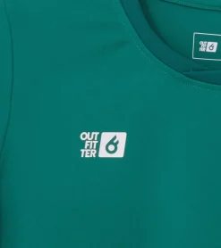 Sportoberbekleidung|T-Shirts & Tank Tops*Outfitter OCEAN FABRICS TAHI Match Kinder-Trikot nachhaltiges Mädchen und Jungen Training-Shirt mit Mesh-Einsätzen Fitness-Shirt Kurzarm-Shirt OUT-K-1046-OTW-23 Grün