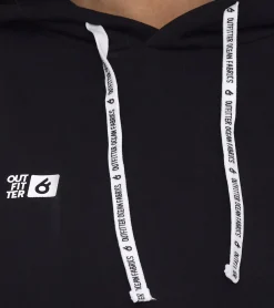 Sweater & Pullover*Outfitter Ocean Fabrics Thai Damen Hoodie nachhaltiger Kapuzen-Pullover im Basic-Style OUT-W-1003-OTW-03 Schwarz