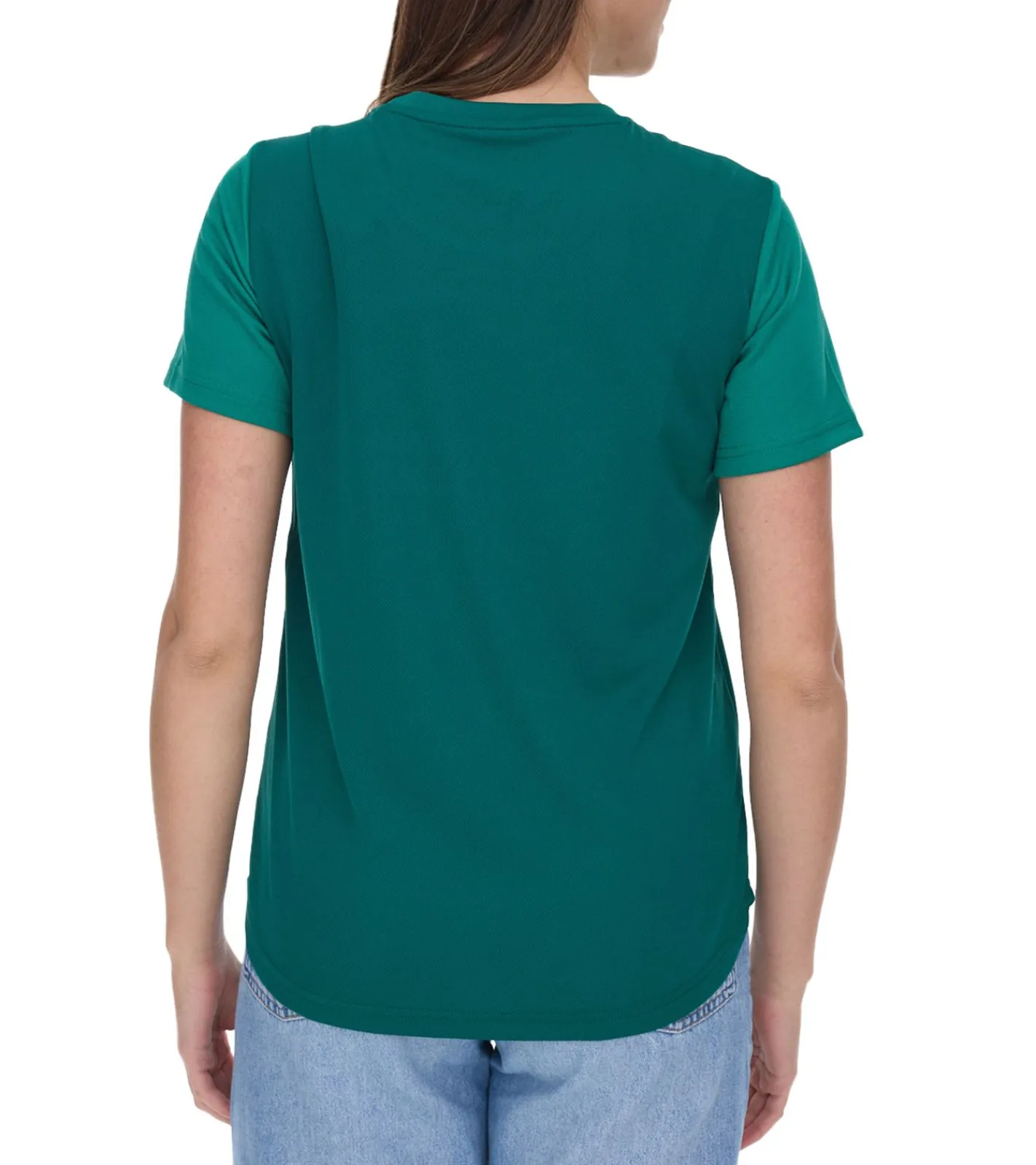 Sportoberbekleidung|Tops & T-Shirts*Outfitter OCEAN FABRICS TAHI Damen nachhaltiges Training-Shirt mit Mesh-Einsätzen Fitness-Shirt Kurzarm-Shirt OUT-W-1021-OTW-23 Grün