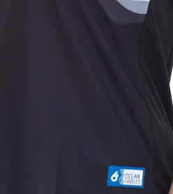 Sportoberbekleidung|Tops & T-Shirts*Outfitter OCEAN FABRICS TAHI Damen nachhaltiges Training-Shirt mit Mesh-Einsätzen Fitness-Shirt Kurzarm-Shirt OUT-W-1021-OTW-61 Schwarz