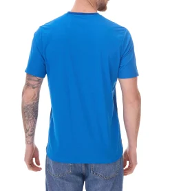 T-Shirts & Tank Tops|Sportoberbekleidung*Outfitter OCEAN FABRICS TAHI Match Trikot Herren nachhaltiges Training-Shirt mit Mesh-Einsätzen Fitness-Shirt Kurzarm-Shirt OUT-M-1046-OTW-41 Blau