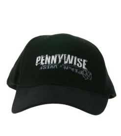 Caps & Mützen*BioworldMerch Pennywise Unisex Punkrock-Band Trucker-Cap mit Logo-Stickerei Baseball-Cap Fan-Artikel TC103001PEN Schwarz