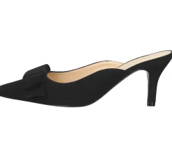 Zehentrenner & Sandalen|Halbschuhe & Pumps*PETER KAISER Damen Pantolette Echtleder-Sandale Abend-Stiletto 60165-240 Schwarz