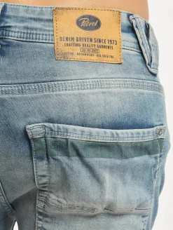 Jeans & Hosen*Petrol Industries Stretch-Jeans in Slim Fit, heller Stein