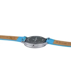 Damenuhren|Damenuhren*Pierre Cardin Damen Armband-Uhr mit Marken-Kürzel-Print analoge Quarz-Uhr mit Leder-Armband 3ATM 31mm CBV.1521 Blau oder Rot