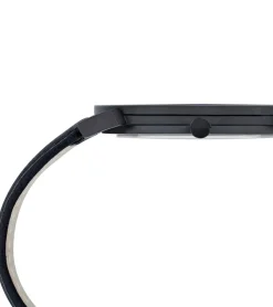 Damenuhren|Damenuhren*Pierre Cardin Damen Armband-Uhr schlichtes Ziffernblatt analoge Quarz-Uhr mit Leder-Armband 3ATM 40mm CPI.200 Schwarz, Schwarz/Gold oder Schwarz/Silber