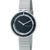 Damenuhren|Damenuhren*Pierre Cardin Damen Armband-Uhr zeitloses Ziffernblatt analoge Quarz-Uhr mit Edelstahl-Armband 3ATM 32mm CMA.0008 Silber/Schwarz