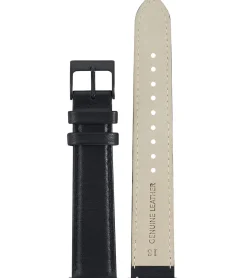 Damenuhren|Damenuhren*Pierre Cardin Damen Armband-Uhr schlichtes Ziffernblatt analoge Quarz-Uhr mit Leder-Armband 3ATM 40mm CPI.2000 Schwarz/Silber