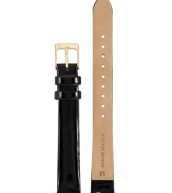 Damenuhren|Damenuhren*Pierre Cardin Damen Armband-Uhr schlichtes Ziffernblatt analoge Quarz-Uhr mit Leder-Armband 3ATM 33mm CMA.0002 Schwarz/Gold
