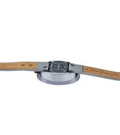 Damenuhren|Damenuhren*Pierre Cardin Damen Armband-Uhr modernes Ziffernblatt analoge Quarz-Uhr mit Leder-Armband 3ATM 32mm CMA.0005 Grau/Silber